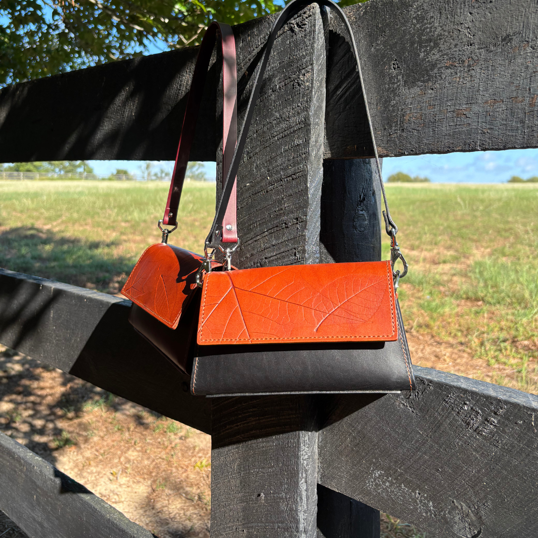 Behind the Fall Icona: How Real East Texas Leaves Became a Leather Handbag